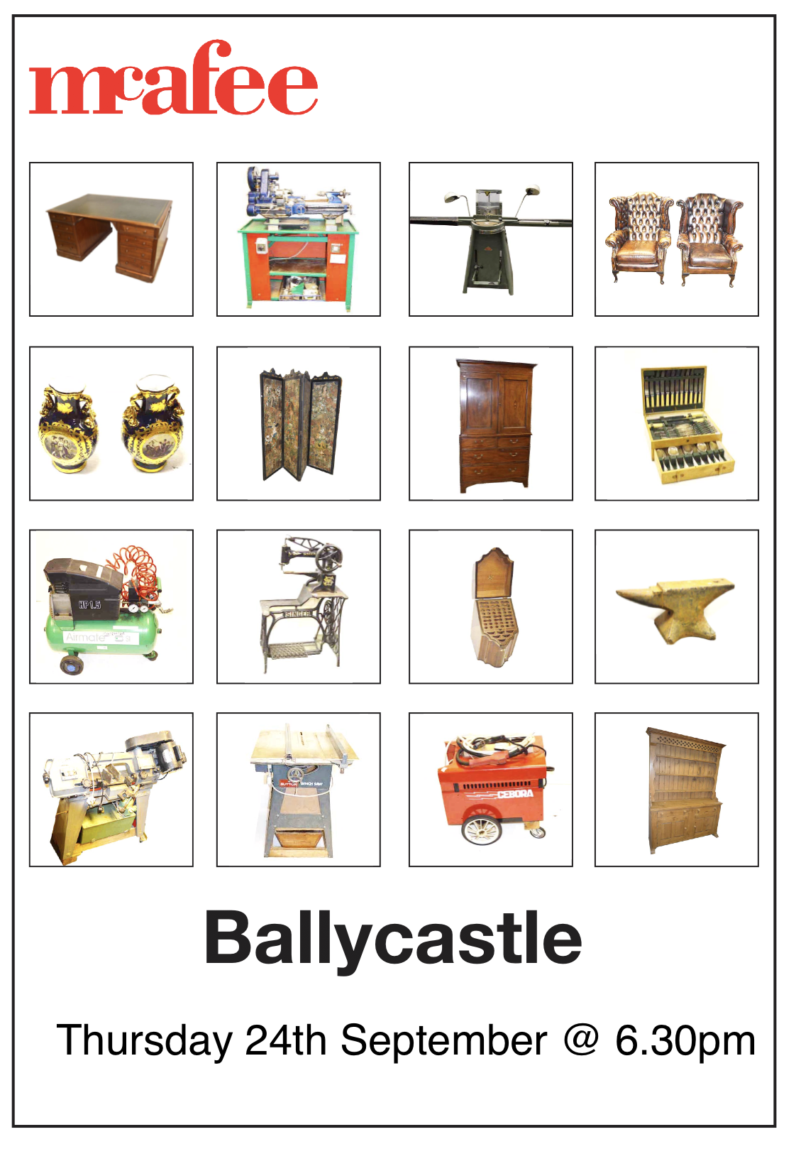 McAfee Auctions Northern Ireland